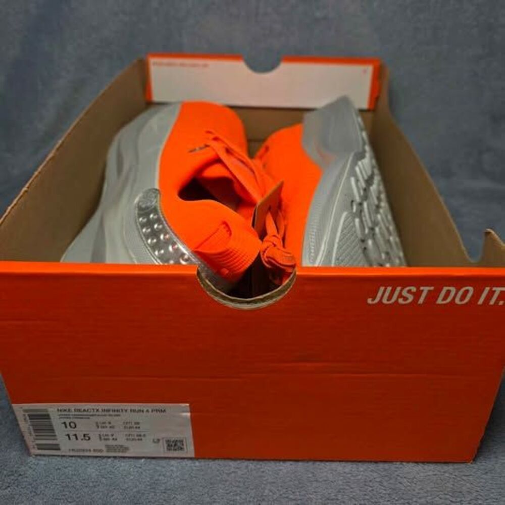 Nike ReactX Infinity Run 4 PRM Hyper Crimson Mens 10 Womens 11.5